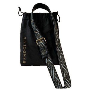 Bandolier Black and Silver Strap